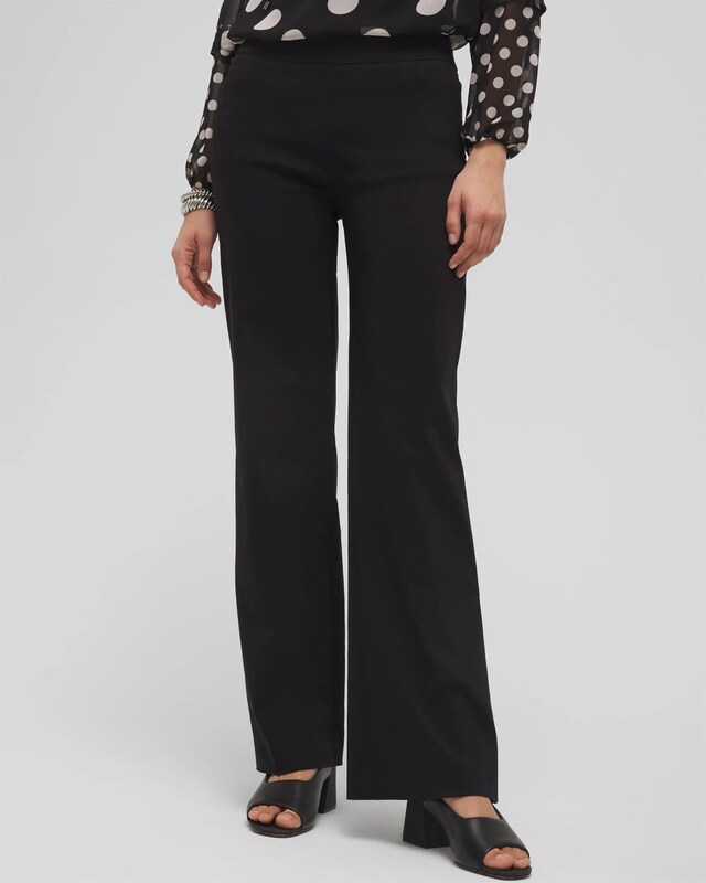 Brigitte Slim Wide-Leg Pants - image 1